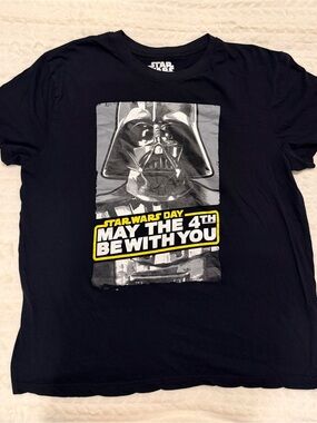 Star Wars Darth Vader "May The 4th Be With You" Graphic Tee - Black